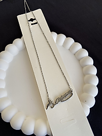 K.Atatürk Çelik kolye silver