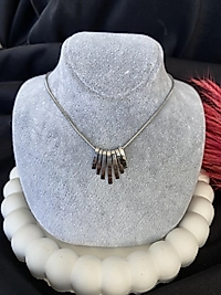 Çelik kolye silver 45 cm