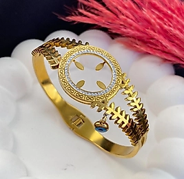 Çeyrek altın uyumlu çelik kelepçe