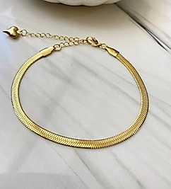 İtalyan ezme zincir çelik bileklik