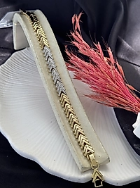 Kuyumcu model zirkon taşlı Xuping bileklik