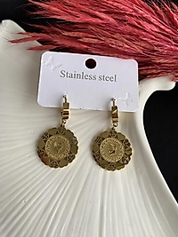 Çeyrekli küpe Çelik