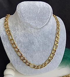 Kuyum model Figaro Çelik kolye 45 cm