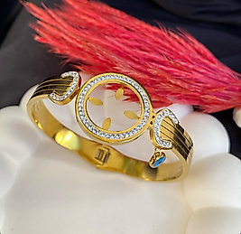 Çeyrek altın uyumlu çelik kelepçe