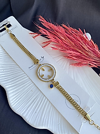 Çeyrek Altın uyumlu Çelik bileklik