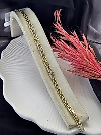 Zarif kuyumcu model 14 ayar altın kaplama Xuping bileklik