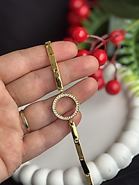 Kuyumcu model çeyrek altın uyumlu gold bileklik